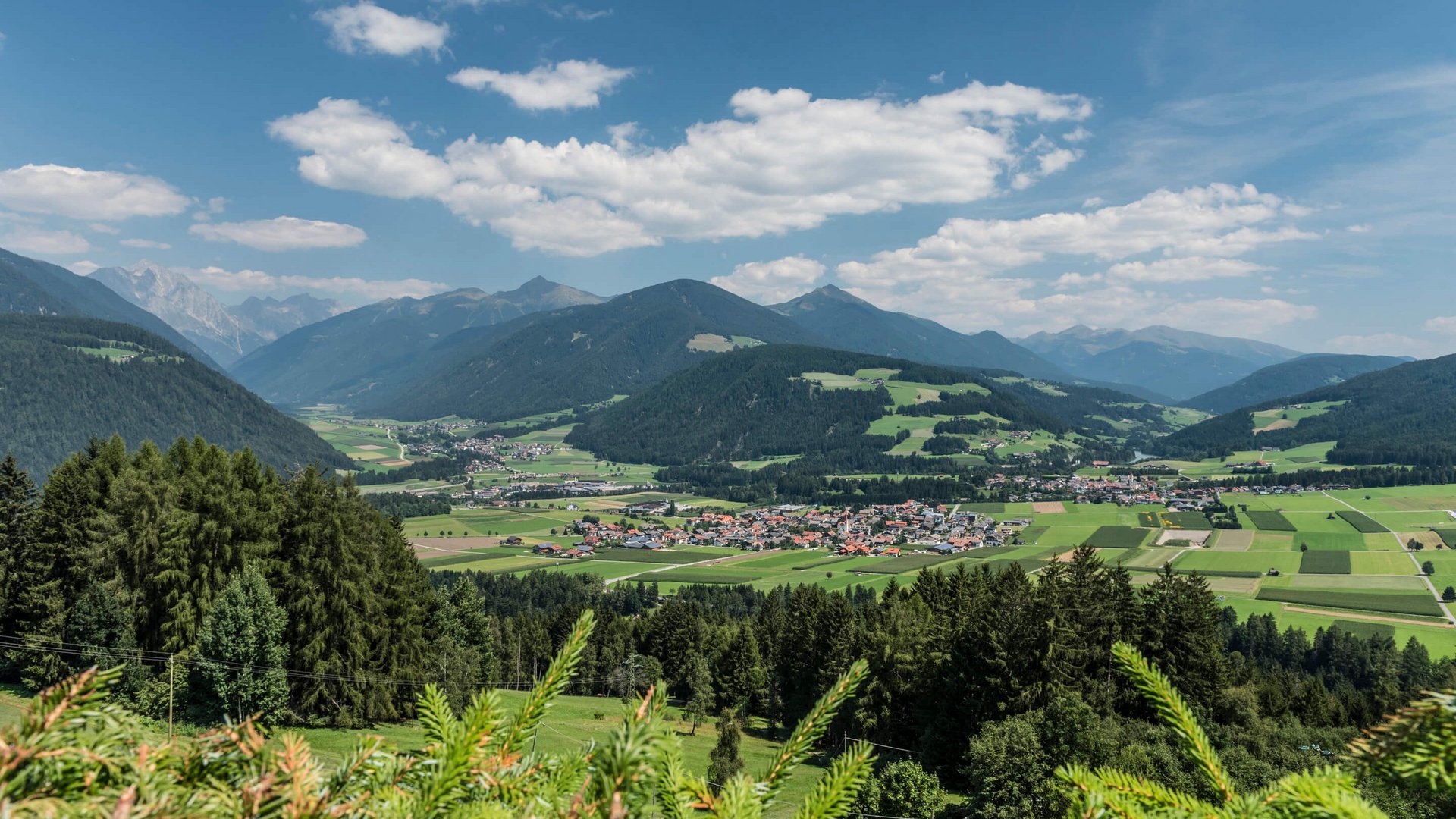 Die Umgebung unseres Hotels am Kronplatz an der Piste