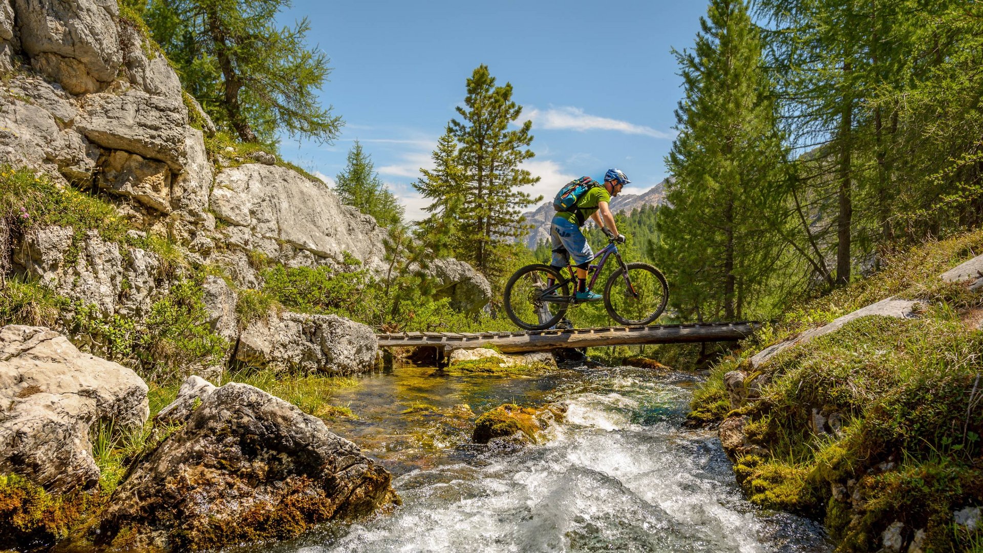 Hotel + Kronplatz + Olang = Mountainbiken, Klettern, Tennis