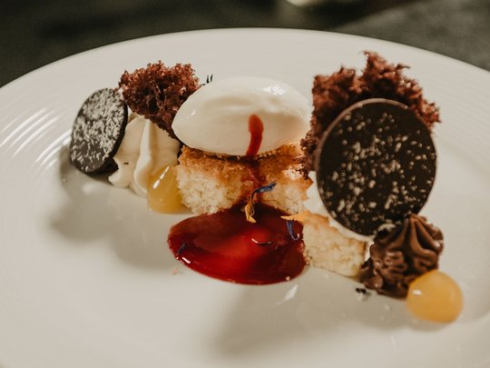 Regional, alpine cuisine at Plan de Corones/Kronplatz, South Tyrol Regional, alpine cuisine at Plan de Corones/Kronplatz, South Tyrol