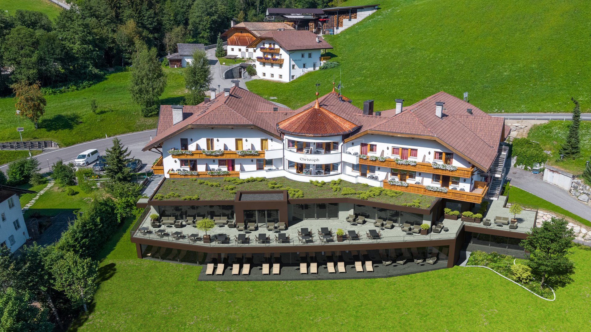 Hotel + Kronplatz + Olang = Mountainbiken, Klettern, Tennis